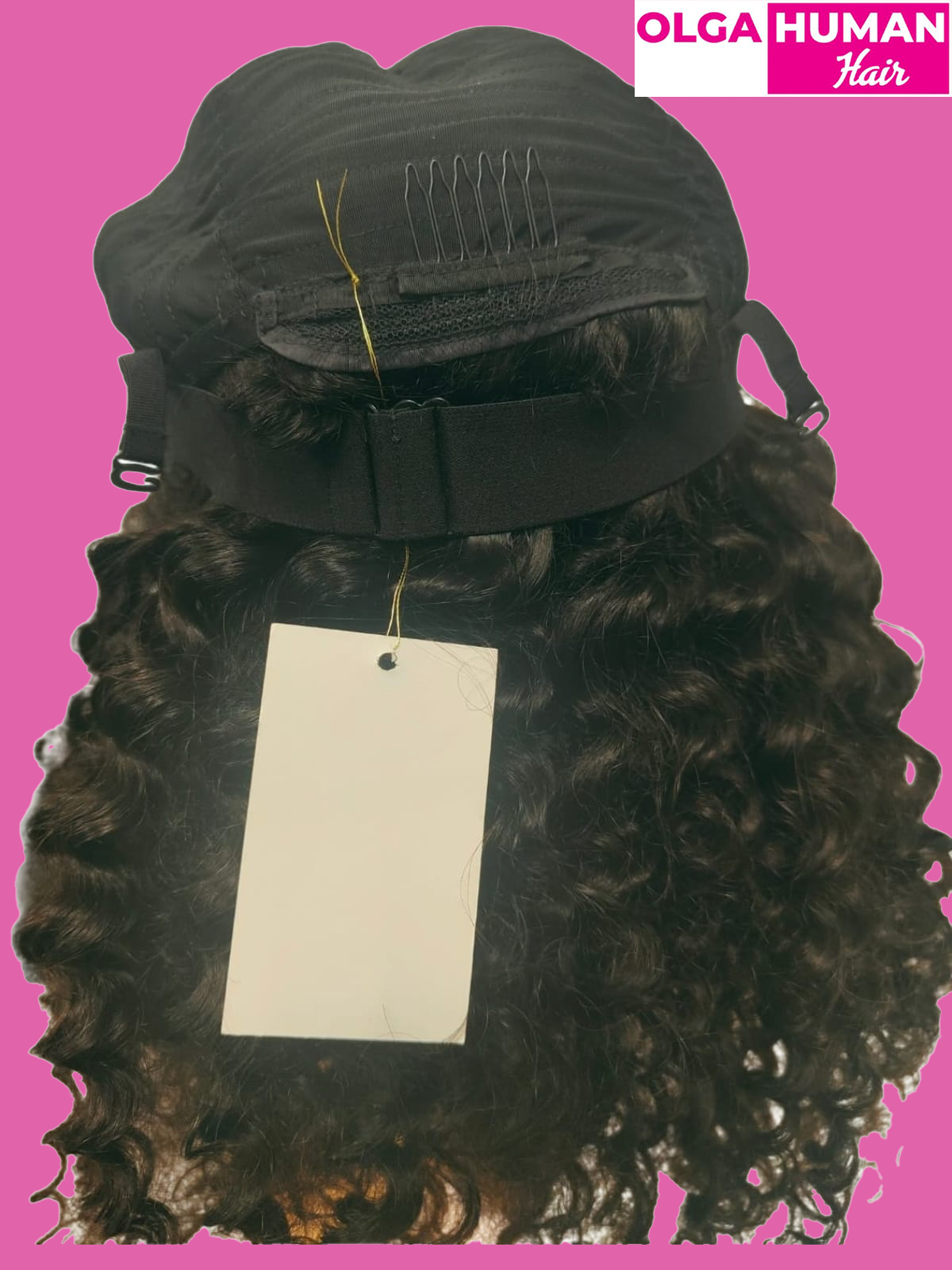 Front Lace Caps Normal Thickness Water Wave Curly - 100% Human Hair