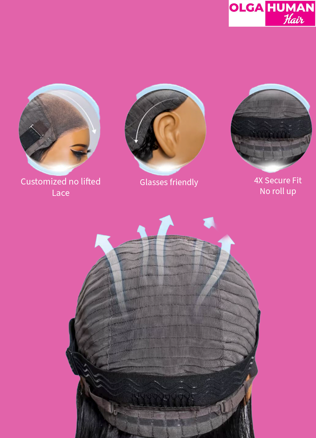 Asmara Human Hair Caps